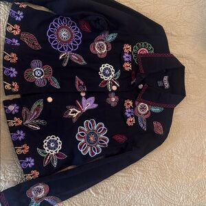 Vintage XL Berek Embroidered Jacket